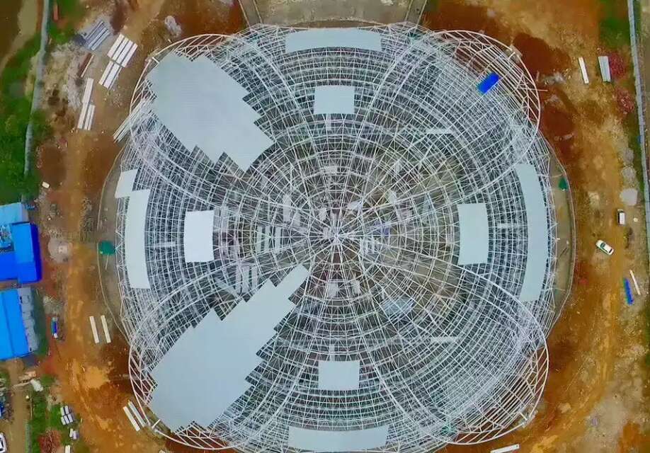 满洲里体育馆网架