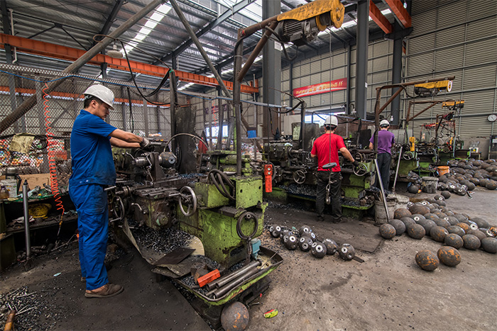 满洲里网架配件车间